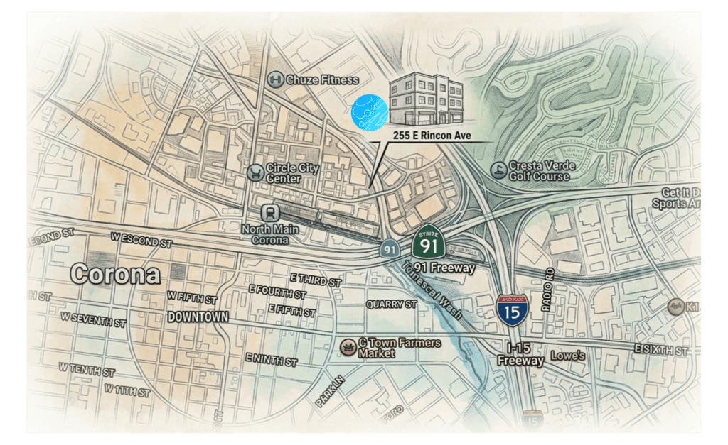 New Central Sterilization Solutions Office Location. Corona Ca 255 E. Rincon Ave., Suite 327 Corona, CA 92879